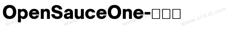 OpenSauceOne字体转换