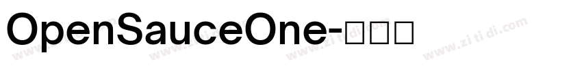 OpenSauceOne字体转换