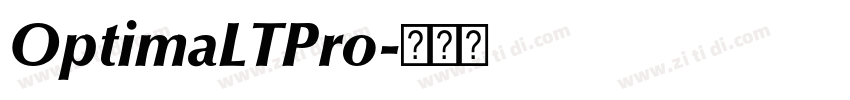 OptimaLTPro字体转换