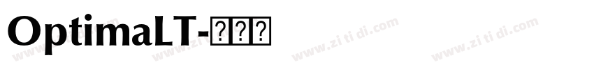 OptimaLT字体转换