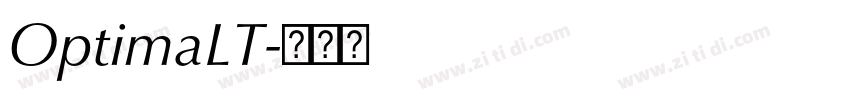 OptimaLT字体转换