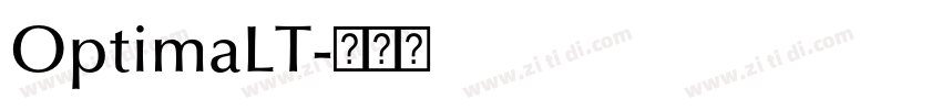 OptimaLT字体转换