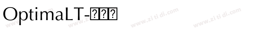 OptimaLT字体转换