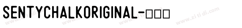 SentyChalkOriginal字体转换