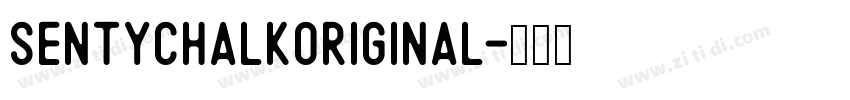 SentyChalkOriginal字体转换