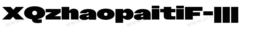 XQzhaopaitiF字体转换