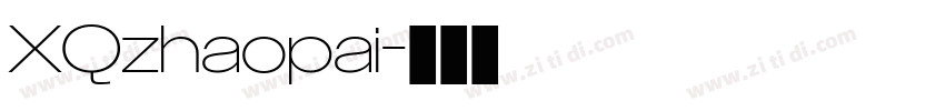 XQzhaopai字体转换