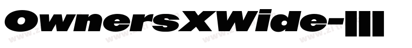 OwnersXWide字体转换 OwnersXWide字体转换