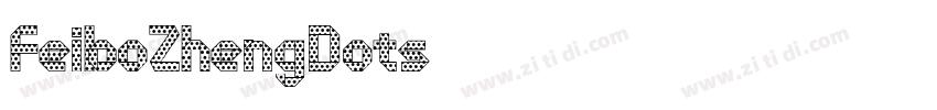 FeiboZhengDots字体转换
