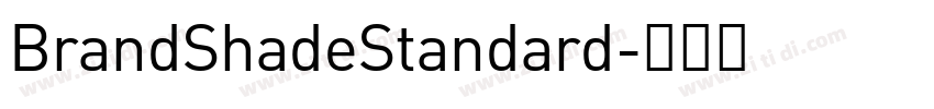 BrandShadeStandard字体转换
