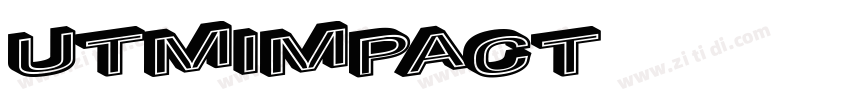 UTMImpact字体转换