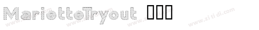 MarietteTryout字体转换