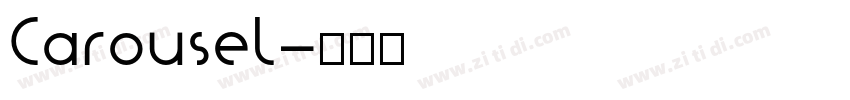 Carousel字体转换