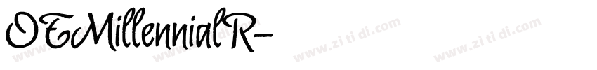 OTMillennialR字体转换