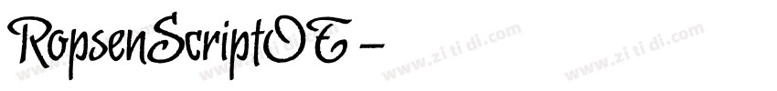 RopsenScriptOT◆字体转换