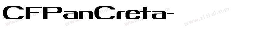 CFPanCreta字体转换