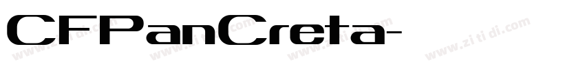 CFPanCreta字体转换