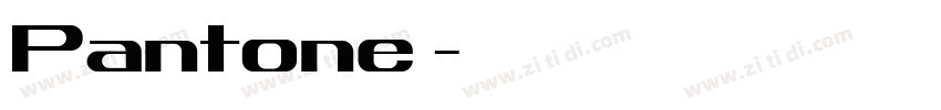 Pantone银字体转换