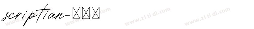 scriptian字体转换