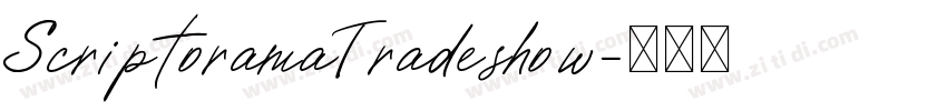 ScriptoramaTradeshow字体转换