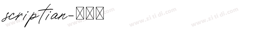 scriptian字体转换
