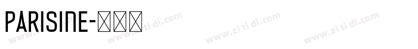 Parisine字体转换