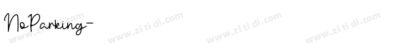 NoParking字体转换