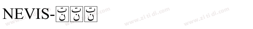 NEVIS字体转换