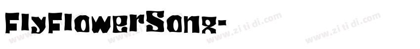 FlyFlowerSong字体转换
