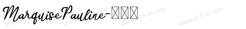 MarquisePauline字体转换