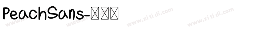 PeachSans字体转换