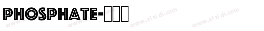 Phosphate字体转换