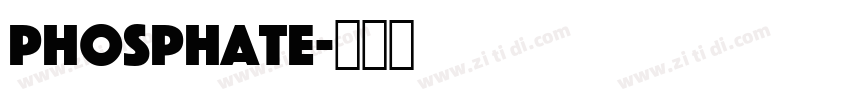 Phosphate字体转换