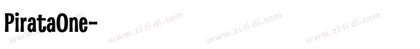 PirataOne字体转换