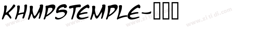 KhMPSTemple字体转换