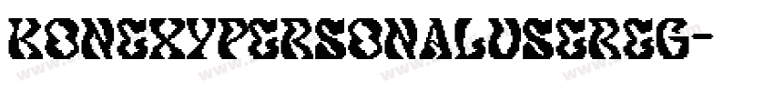 KonexyPersonalUseReg字体转换