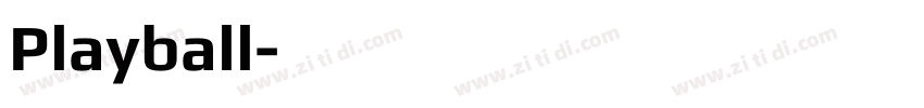 Playball字体转换