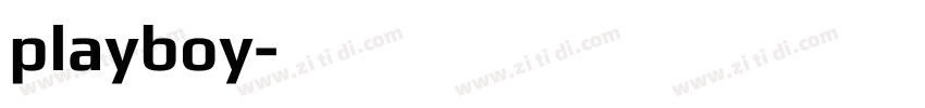 playboy字体转换