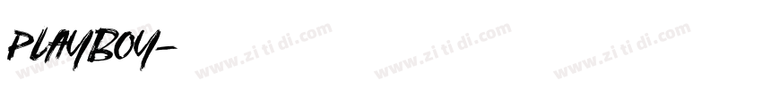 playboy字体转换