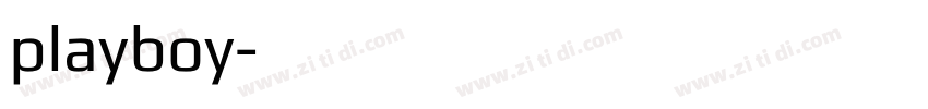 playboy字体转换
