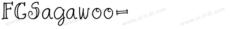 FGSagawoo字体转换