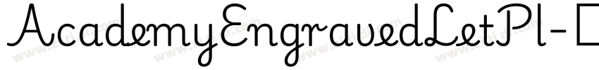 AcademyEngravedLetPl字体转换