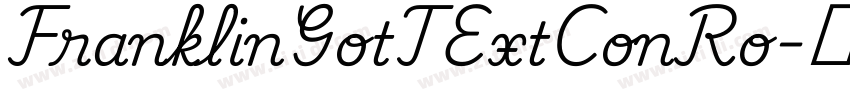 FranklinGotTExtConRo字体转换 FranklinGotTExtConRo字体转换