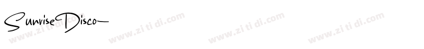 SunriseDisco字体转换