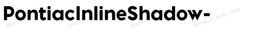PontiacInlineShadow字体转换 PontiacInlineShadow字体转换