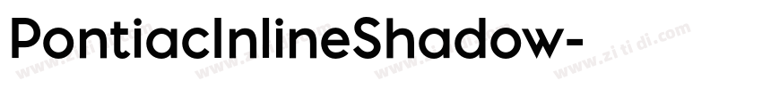 PontiacInlineShadow字体转换 PontiacInlineShadow字体转换