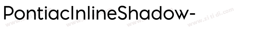 PontiacInlineShadow字体转换 PontiacInlineShadow字体转换