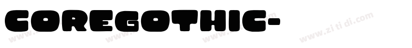 CoreGothic字体转换