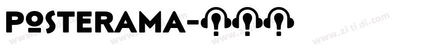Posterama字体转换