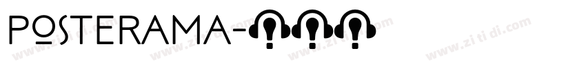 Posterama字体转换
